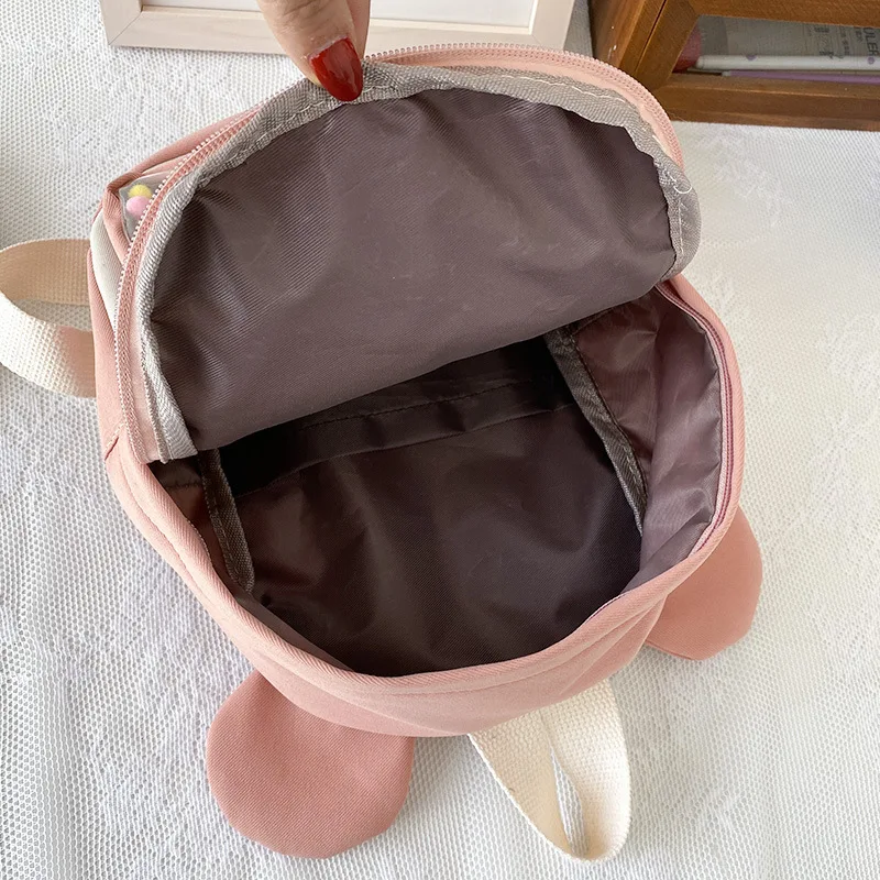 Bolsa escolar japonesa com adesivo de anime e carteira kawaii fofa,  mochilas para escola, mochilas estéticas, bolsas de livros, bolsa ITA,  bolsa para laptop, 35,5 cm, rosa - roxo