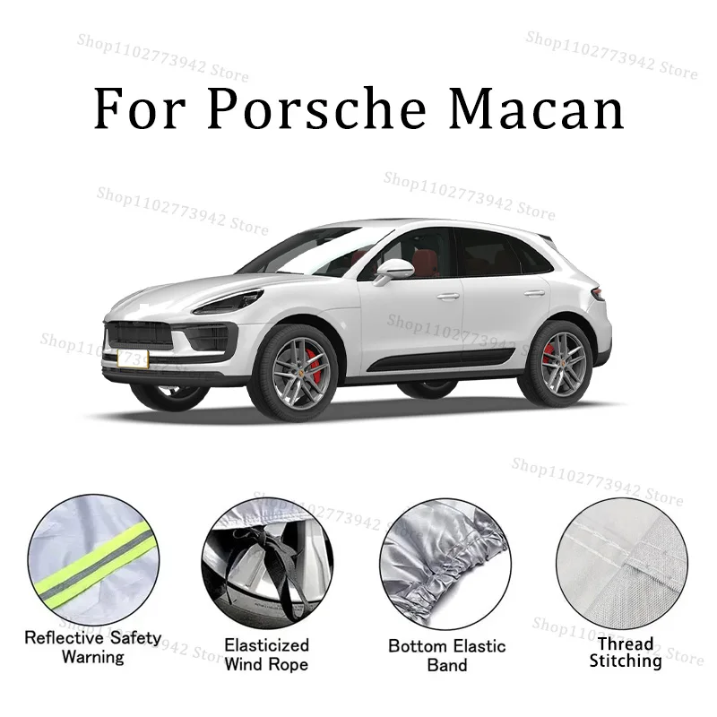 Waterproof Car Cover with Reflective Strip for SUVs