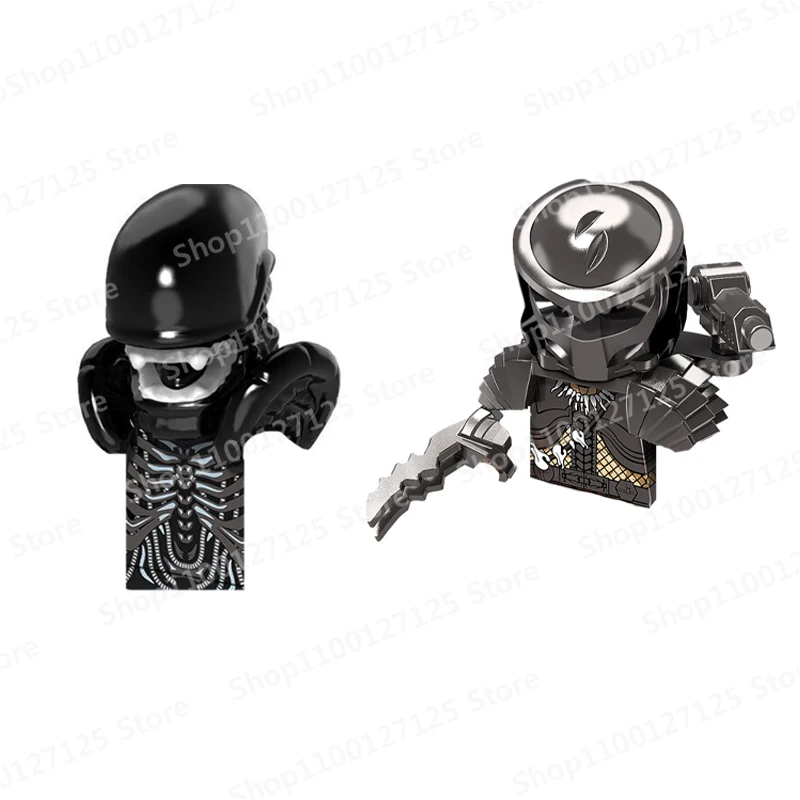 

PG1050 PG1127 Terminator Predator VS. Alien Blood Robot War Model Building Blocks Mini Action Toy Figures Bricks Dolls Kids Toys