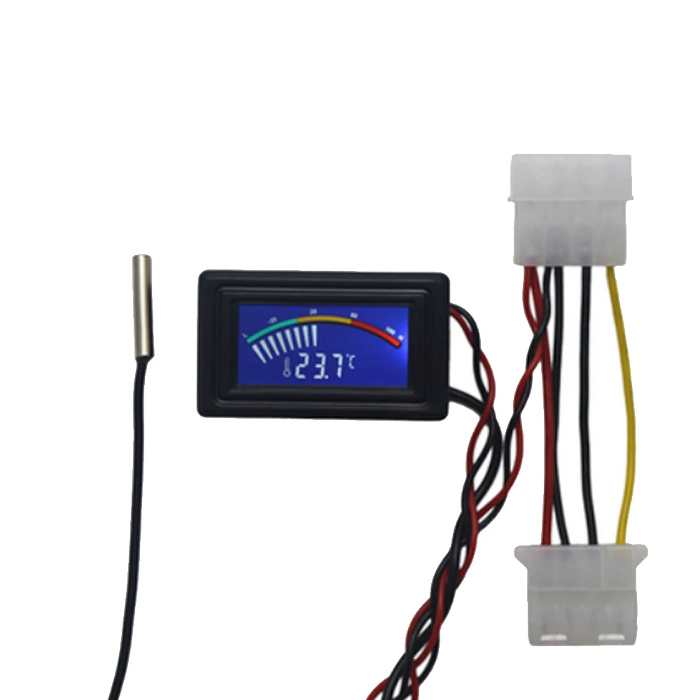LCD ÷ ȭ  µ, DC 4-25V, ڵ  , NTC 10K ݼ κ, 