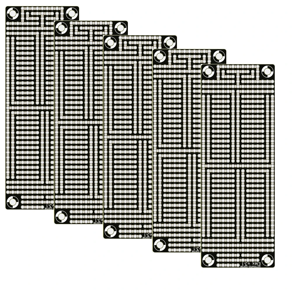 5 Pz 104X38Mm Pcb Board Circuit Board Scheda Di Saldatura Breadboard Prototipo Pcb Board Per Arduino Progetto Fai Da Te