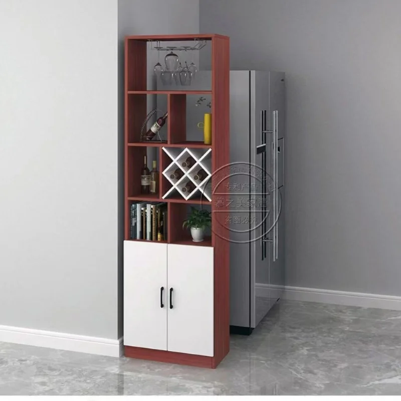 Liquor Storage Wine Cabinet Modern Display Living Room Wall Wine Cabinet Simplicity Home Estante Vinos European Furniture QF50JG