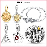 Charms 925 Silver Disney Harry Potter Series Charms 925 Silver Charms Fits 3mm Original Bracelet For Women DIY Fine Jewelry Gift