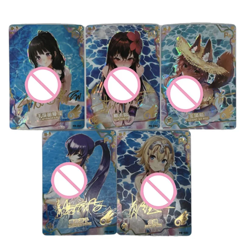 

Anime Goddess Story Scathach Tamamo No Mae Joan of Arc Pr Card Game Collection Rare Cards Children's Toys Boys Birthday Gifts