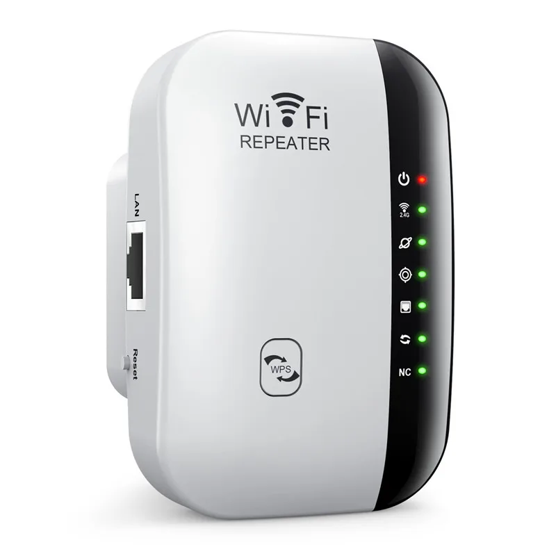 thumbnail image 1 of Repetidor WiFi de 300 Mbps, amplificador de señal WiFi, repetidor WiFi inalámbrico de largo alcance 802.11N, punto de acceso, 1 of 5