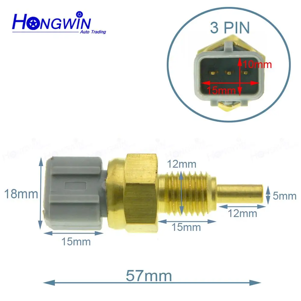 Genuine No.0K50F18840 Coolant Water Temperature Sensor Fits Kia Rio Bongo Carnival K2900 Sedona Shuma Chery 1.3 1.5 1.6 1.8 2.5