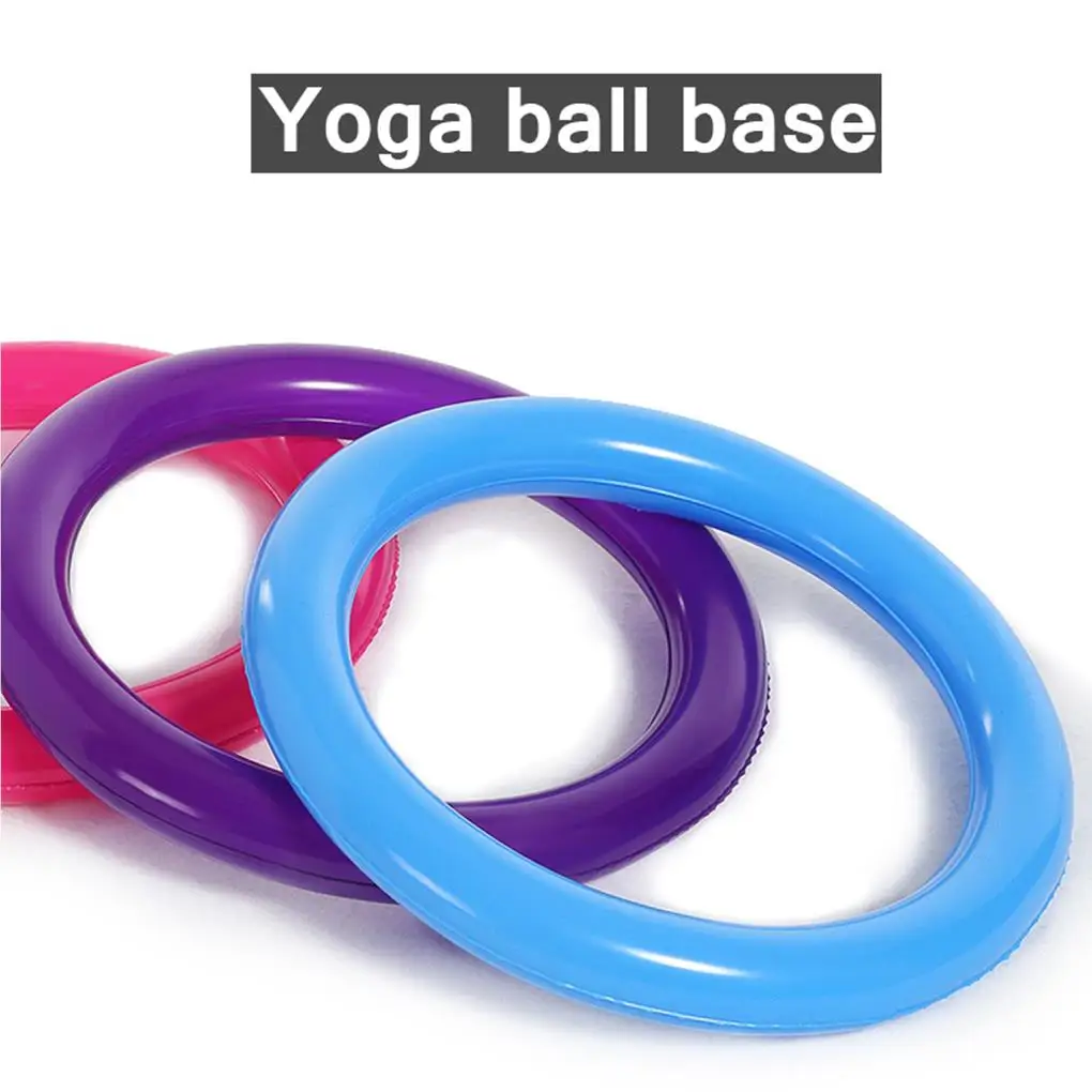 Ball Fixer Fitness Rings Yoga Supplies Office Base Stability Inflatable Gym Fittings Simple Operation Positioning Stabilizer yoga ball