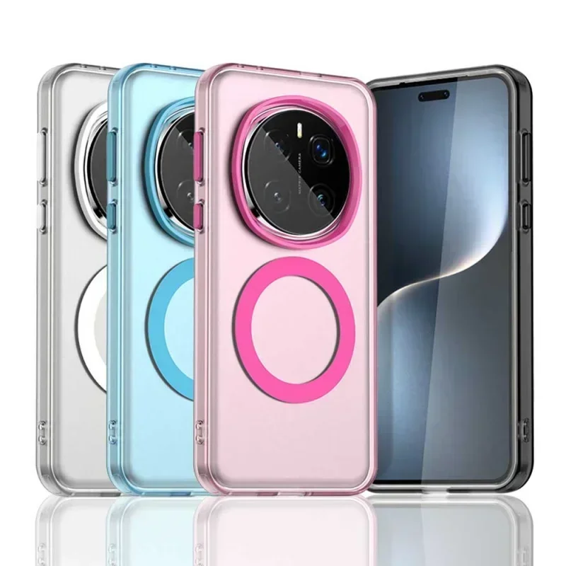 Candy Color Shockproof Magnetic Phone Case with Magsafe