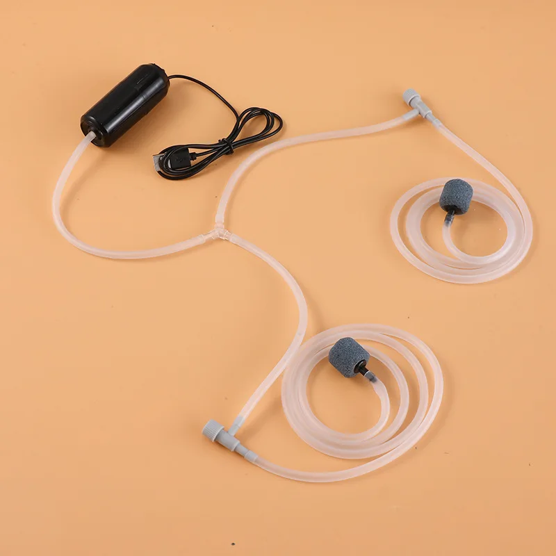 Aquarium Air Pump Fish Tank Oxygen Pump Fish Tank Pump 5v USB Portable Silent Compressor Aerator Quiet