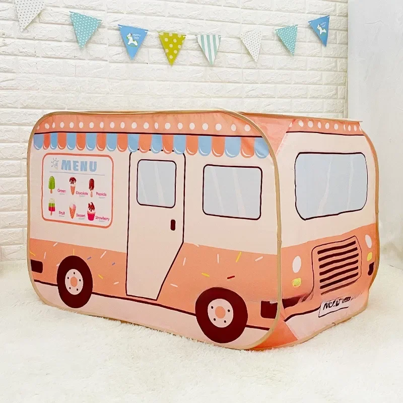 Korean Portable Foldable Play Tent Travel Folding Tent Children Boy Playhouse Kids Gifts Outdoor Toy Tenats Castle New Gifts