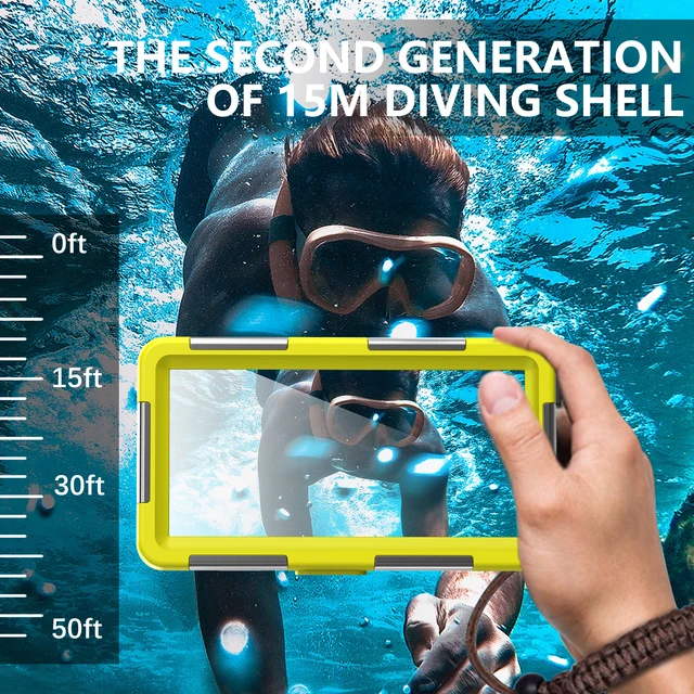 Étui de téléphone étanche universel multifonctionnel, durable, imperméable, 15 m/50 pieds, 6,9 pouces, IP68, photographie sous-marine professionnelle 5 Étui de téléphone étanche universel multifonctionnel, durable, imperméable, 15 m/50 pieds, 6,9 pouces, IP68, photographie sous-marine professionnelle 5