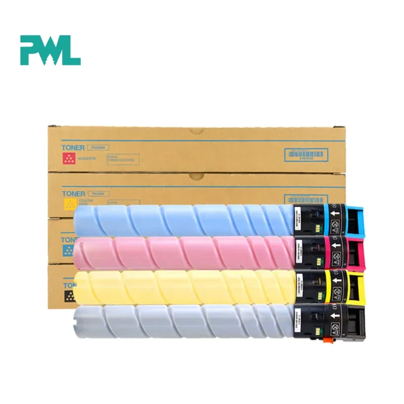 1Pc Tn 328 Tn328 Cartuccia Di Toner A Colori Compatibile Per Konica Minolta Bizhub C250I C300I C360I C7130I Forniture Per Stampanti