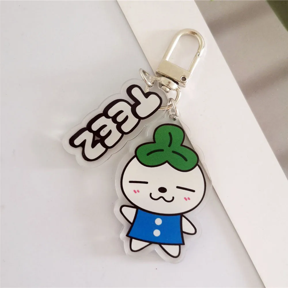 1pcs ATEEZ Teez-MON Acrylic Keychain Pendant Keyring HAMMON WINKLEMON ZZANGMON Bag Accessories Gift Collection Hongjoong Seonghw images - 6