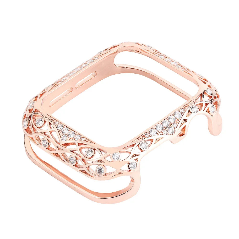 Luxury Diamond Protective Shell for Apple Watch - Omni-directional Protection and Stylish Design
