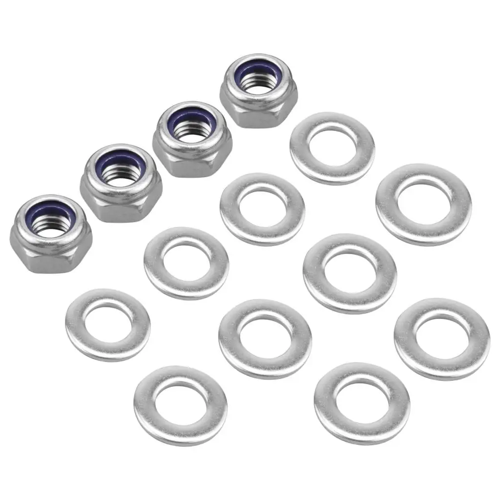 

20PCS UTV Foot Peg Bolt Nuts Washers Kit For Yamaha Banshee 350 YFZ350 SE SP 1987-1998 2000-2006 2005 304 Stainless Steel
