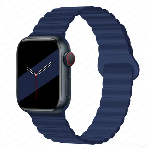 Band For Apple Watch Strap 45mm 44mm 38mm 41mm 42mm 40mm 44  Silicone watchband Bracelet iWatch serie 3 5 4 SE 6 7 41mm