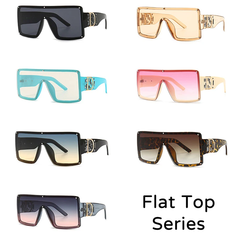 Designer Luxury Sunglasses, Fashion Glasses Flat Top