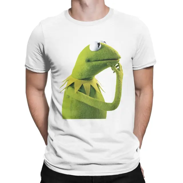 تي شيرت للرجال من Kermit The Frog Active muppet تي شيرت ديزني مجنون تي شيرت بأكمام قصيرة رقبة مستديرة تي شيرت قطن خالص ملابس هدايا 2