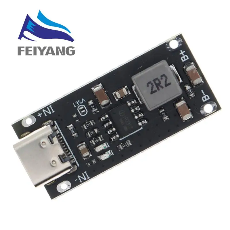 USB Typ-C Hochspannungseingang 3A Polymer Dreifach-Lithium-Batterie Schnellladeplatine IP2312 CC/CV-Modus 5V bis 4,2V – Detail 4