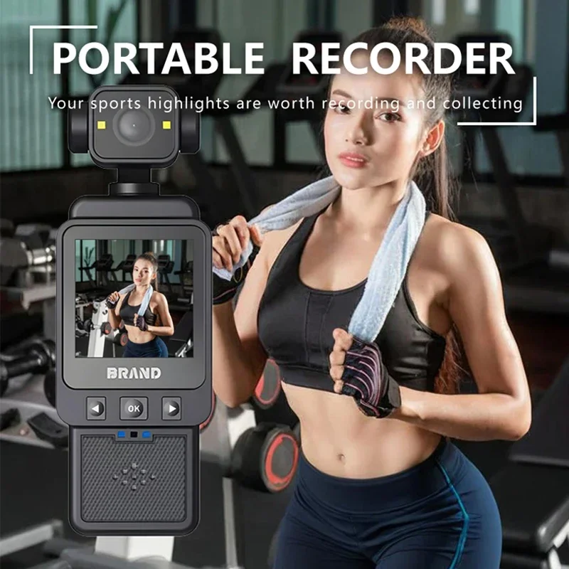 Caméra d'action 360° 4K étanche 30m avec écran tactile avant et arrière - WIFI 64Go, montée sur un support avec des accessoires