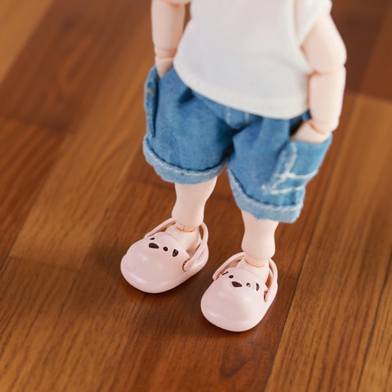 2Pcs 1:12 OB11 Welpen Bär Schwein Schuh Puppe Klassische Schuhe Anzug Für Ob11 1/12 Bjd Abnehmbare Puppe Gsc DOD YMY puppe Zubehör – Detail 10