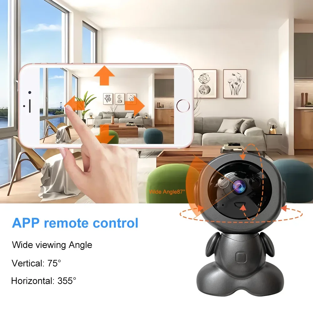 Description Picture 6 of itemHD Mini 3MP Two Way Voice Action Camera WiFi IP Lens Wide Angle Sport Video Recorder Magnetic Night Vision Micro Camcorder V380