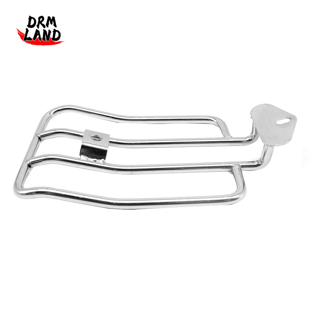 Motorcycle Accessories Rear Solo Seat Luggage Rack Support Shelf Gloss Black For Harley Sportster Iron XL 883 1200 2004-2021