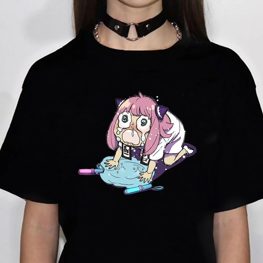 

Anya t shirt women graphic Japanese harajuku t shirt girl funny clothing