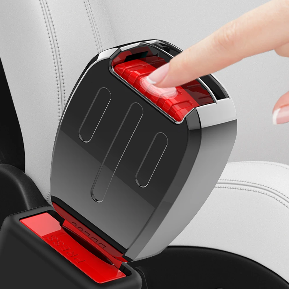 1/2PCS Car Seat Belt Extension Plug Auto Safety Seat Lock Clip Buckle Car Belt Clip Extender Seatbelt Lock Buckle Plug