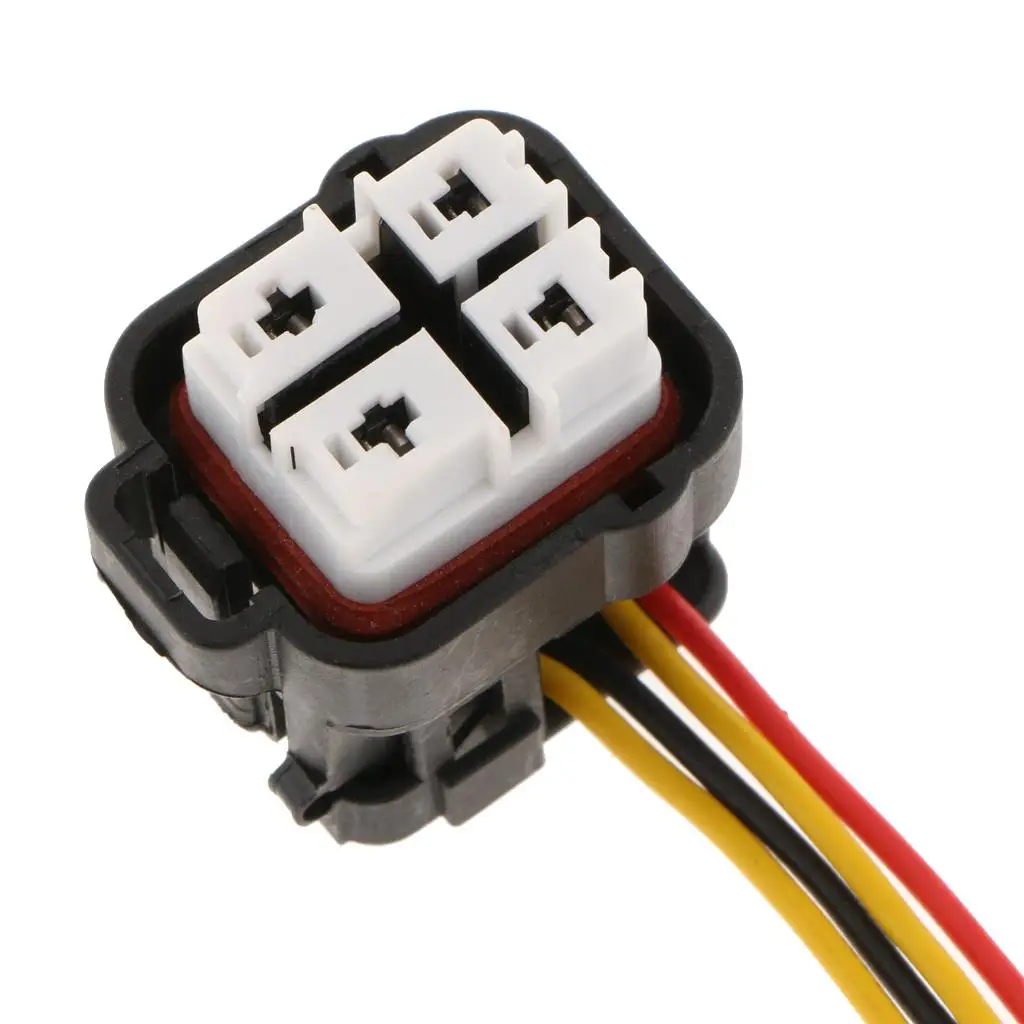 Durable Fuel Pump Plug 4 Line - Wire Harness Connector 4 Pins