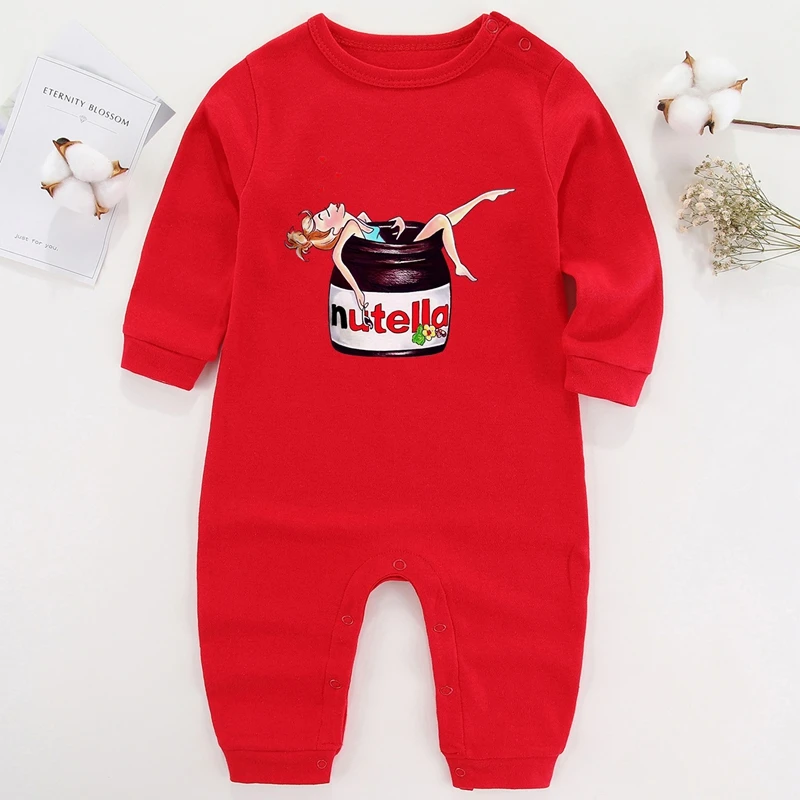 Baby Girl Photography Outfits Jumpsuit for Kids Winter Baby Boy Winter Romper Nutella Clothes for Newborn Cartoon Costume best Baby Bodysuits