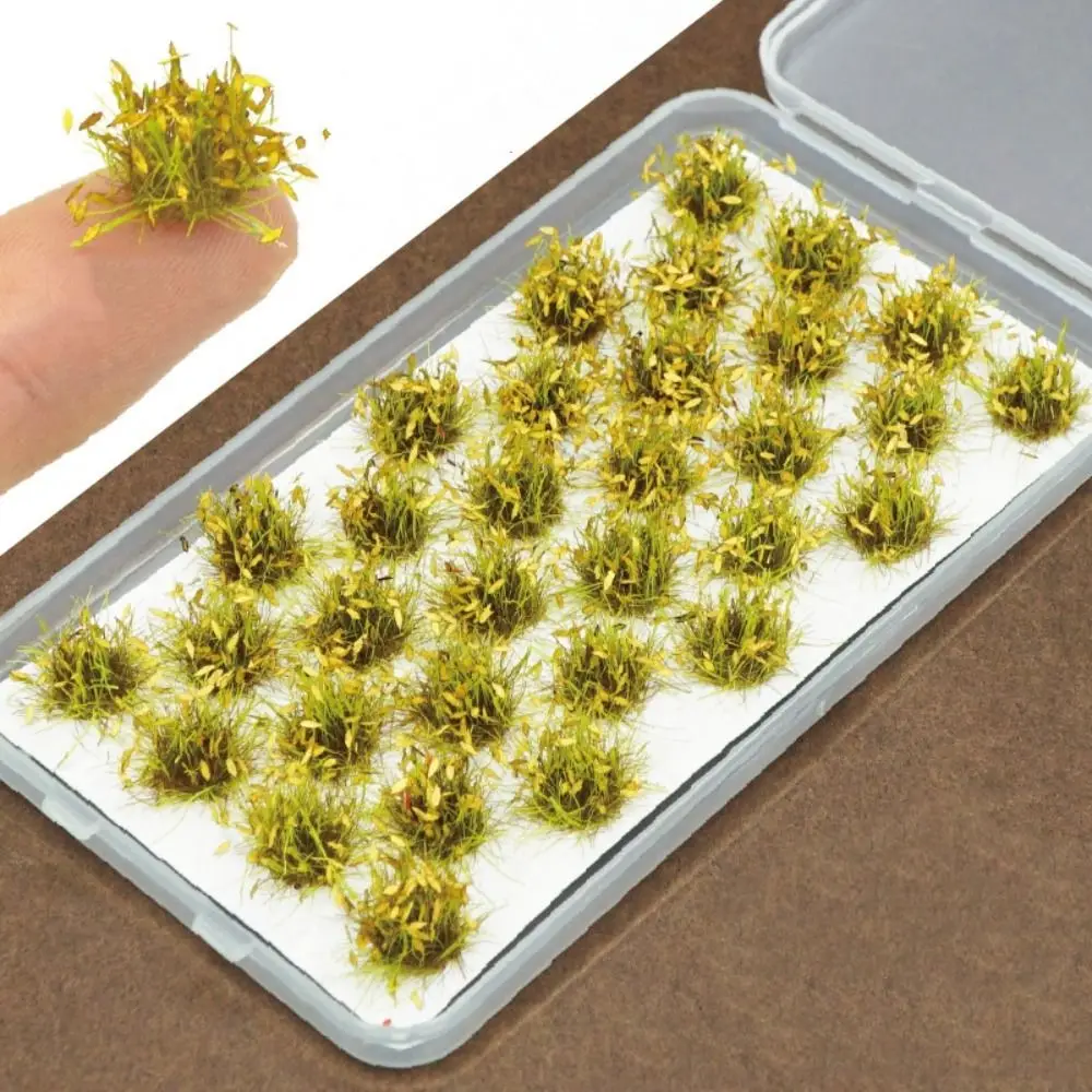 Sharp Leafed Grass Clusters Model Artificial Grass Model Making Miniature Grass Bushes Resin Railway Train Small Grass Model