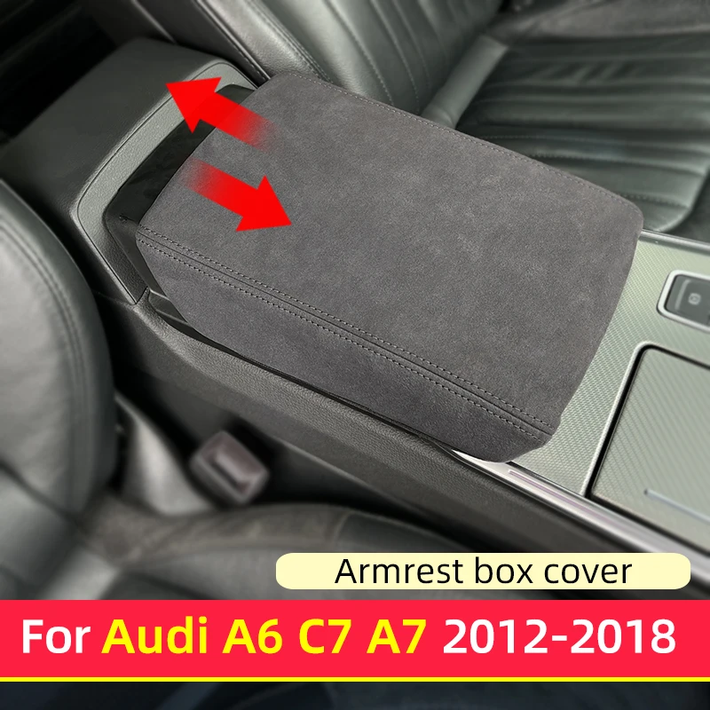 Premium Car Center Console Armrest Box Protective Cover - Audi Accessories