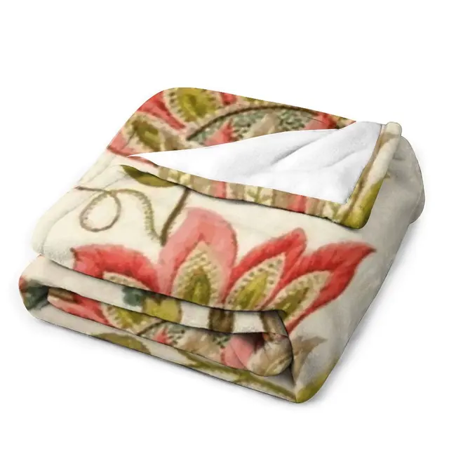 Jacobean Floral Crewel Hímzés Minta Digitális Művészeti Vektorfestés Dobás Takaró Divat Kanapé Takarók Bolyhos Nagy - Image 3