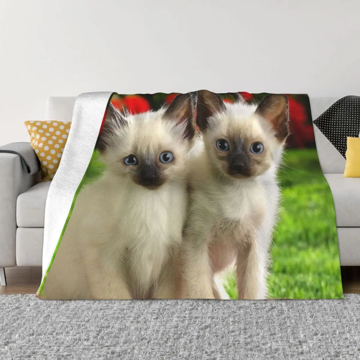 

Siamese Cat 2703 одеяло, одеяло для кровати, индивидуальное одеяло