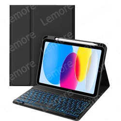 Premium Backlit Keyboard Case with Adjustable Stand - Korean (Black)
