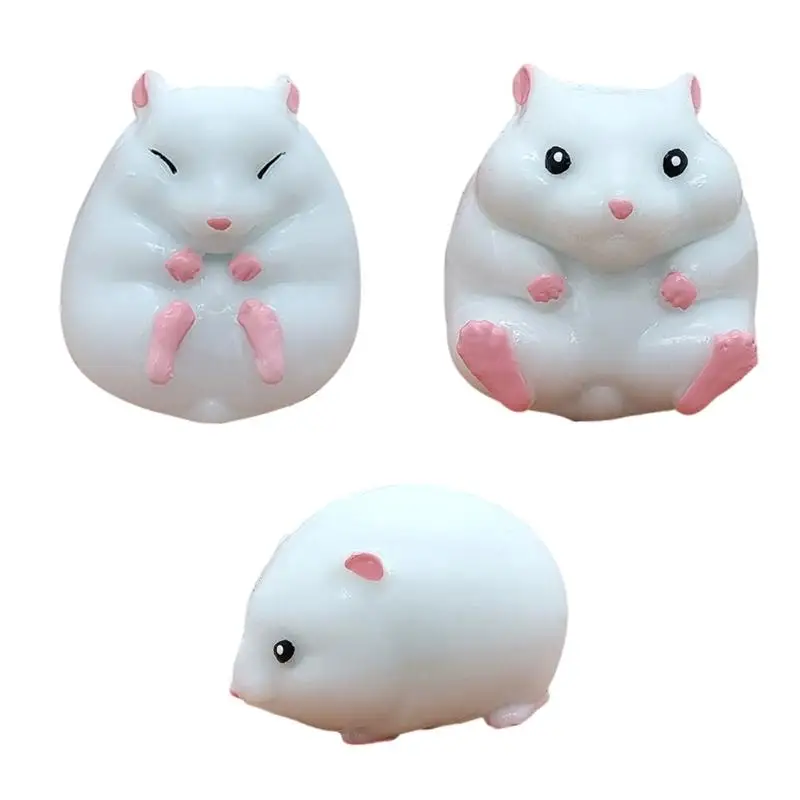 

Soft Hamster Stretchy Anxiety Toy Novelty Stress Relief Office Decompress Toy