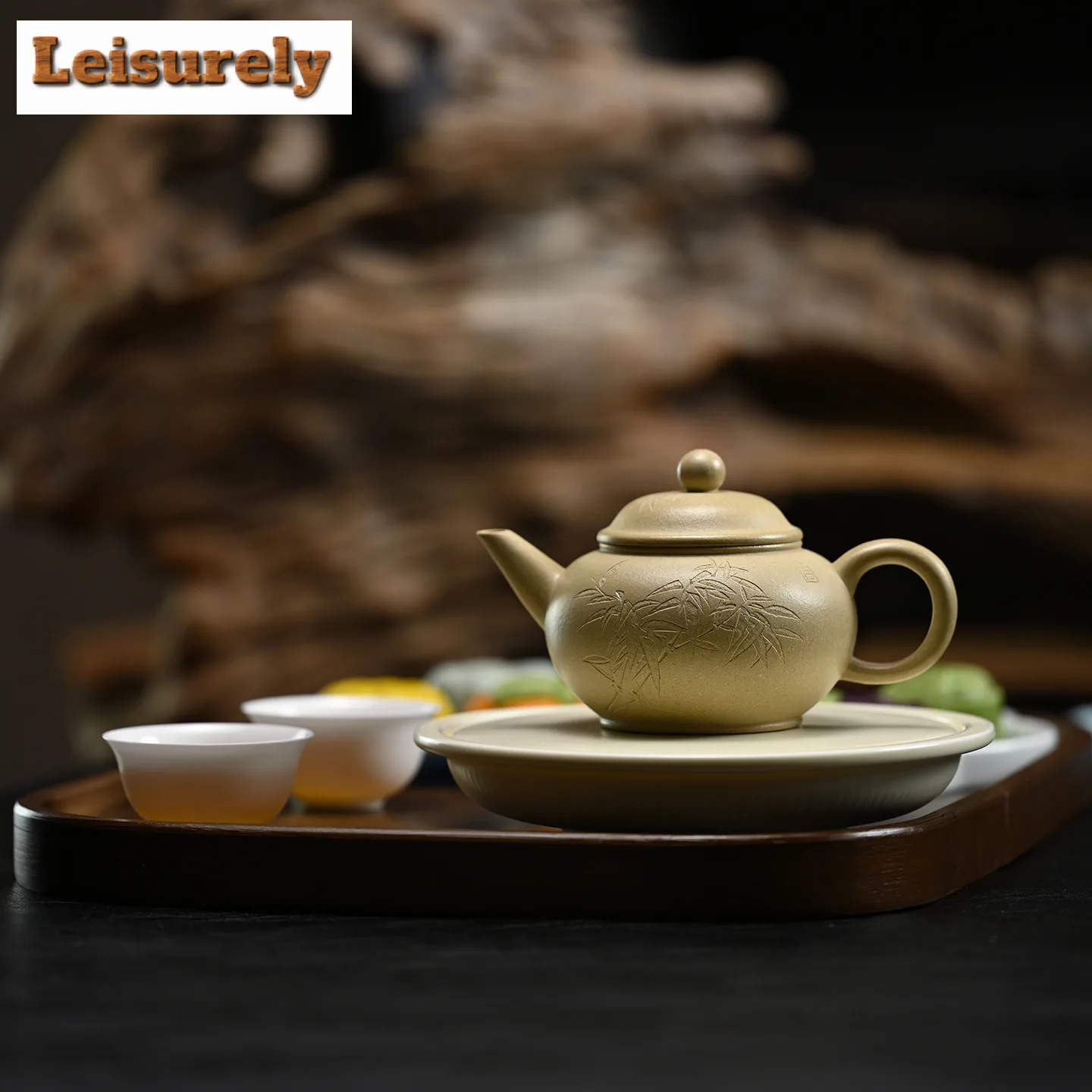200ml Yixing Purple Clay Teapots Handmade Level Pot Raw Ore Motoyama Green Mud Tea Maker Kettle With Infuser Zisha Tea Set Craft