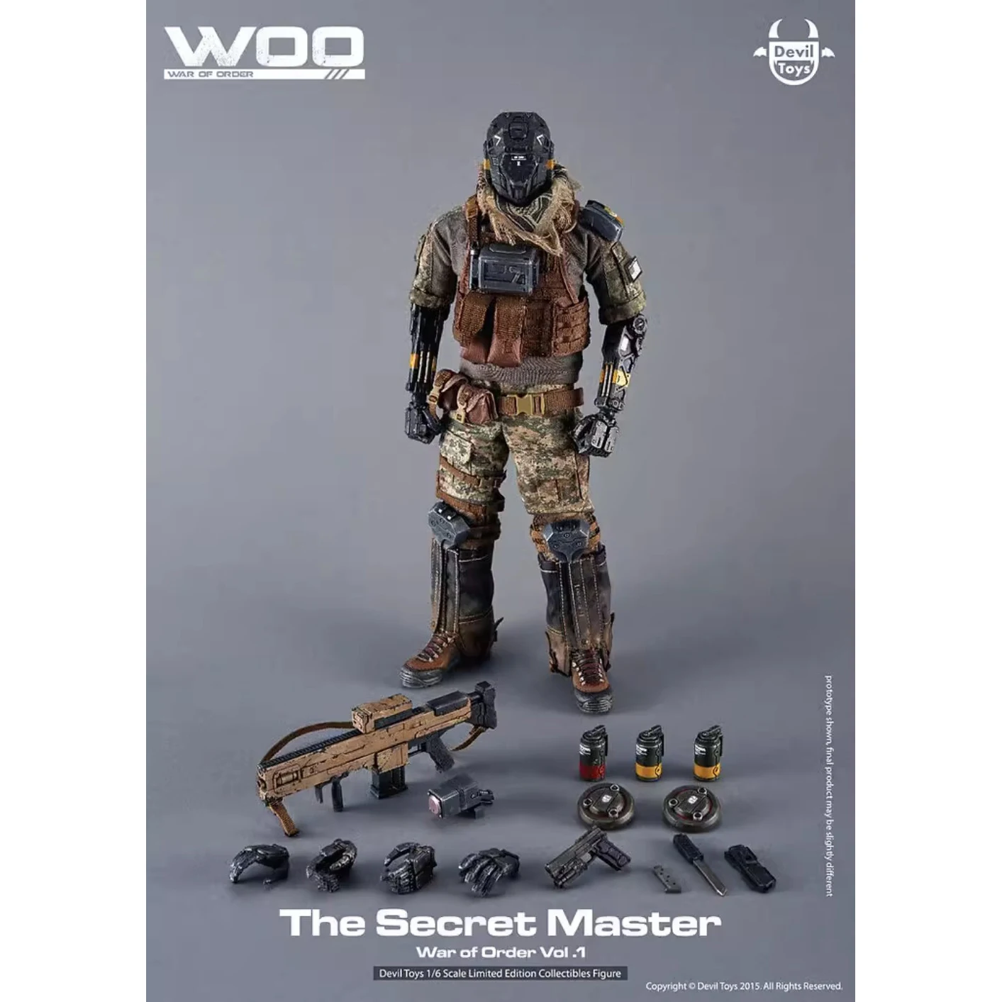 デビルトイズ 1/6 WOO シークレットマスター　vol1 限定版&ワーウルフ Amazon.co.jp: Devil toys デビルトイズ 1/6 WOO the secret