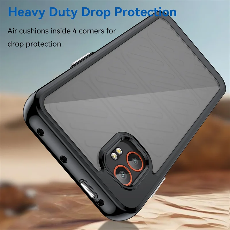 Transparent Shockproof TPU+PC Case for Samsung Galaxy XCover7 Pro