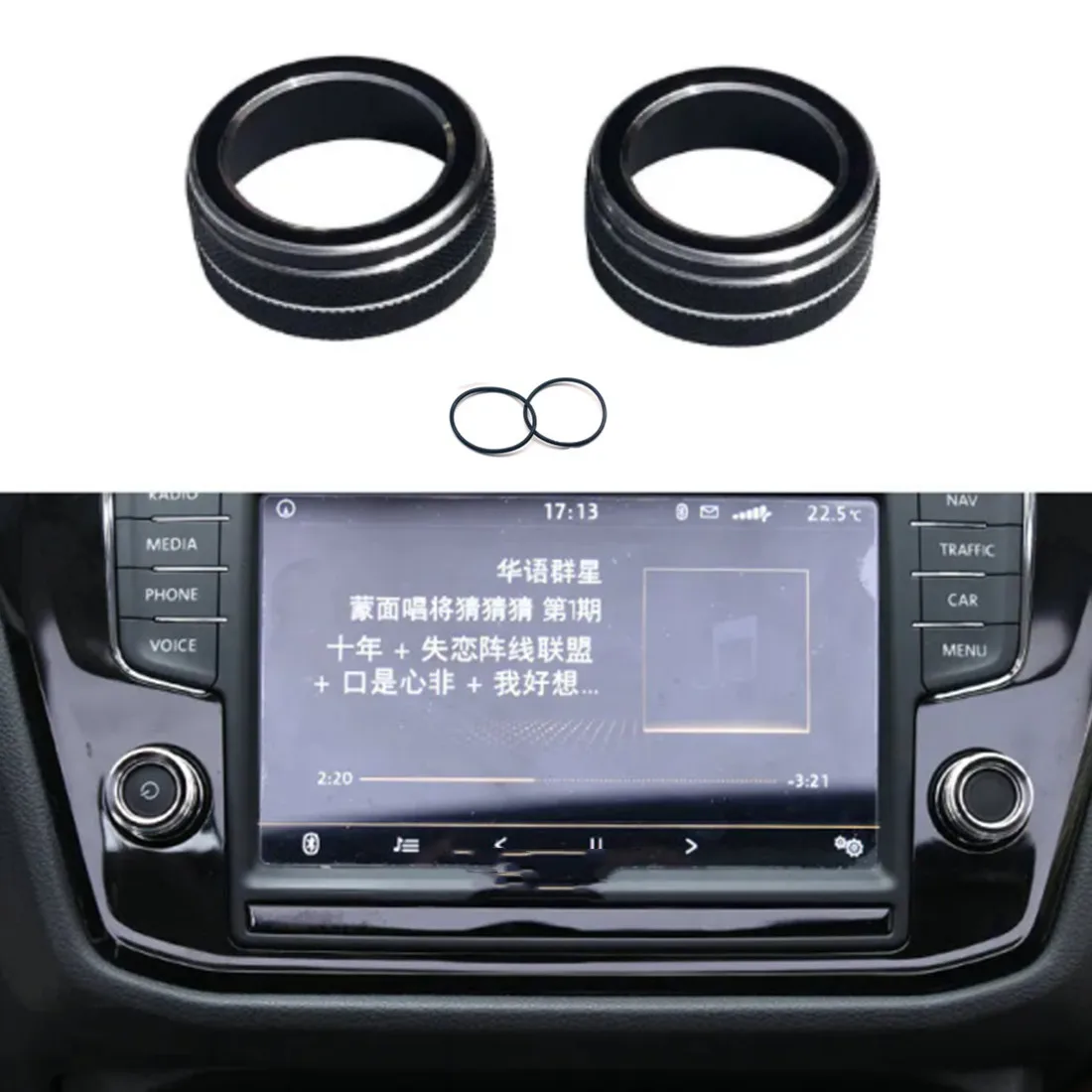 ZAPYVET Auto Button Stickers Parts, For Golf, Mk7 2016 2017 2018 2019 - View #4