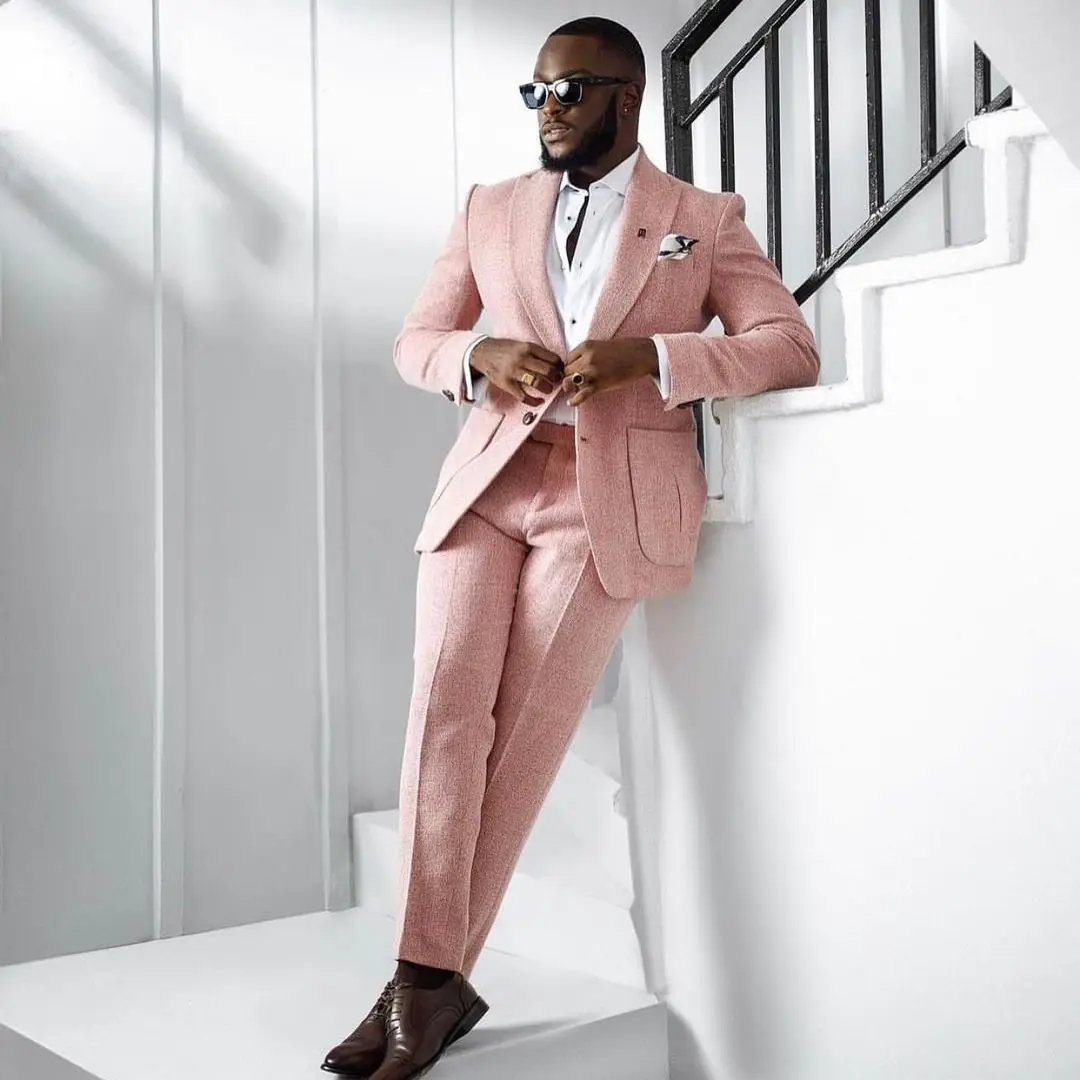 Ropa Formal Traje Sastre Rosa Traje Formal Caballero Traje Formal