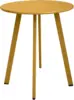 Side Table Outdoor Indoor Round Metal Steel Small Side Table, Waterproof End Table for Garden Balcony Yard 2
