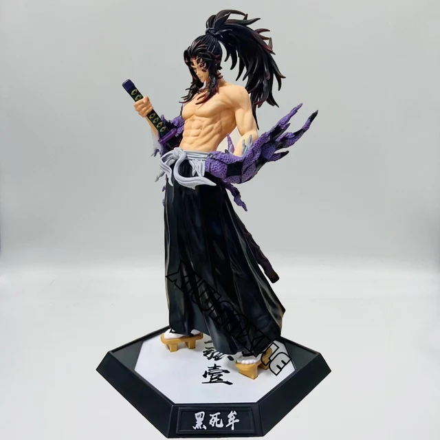 28cm Demon Slayer Kokushibou Anime Figure Tsugikuni/Inosuke Action Figure Douma/Gyuutarou/Daki Kimetsu no Yaiba Figurine Toys 6