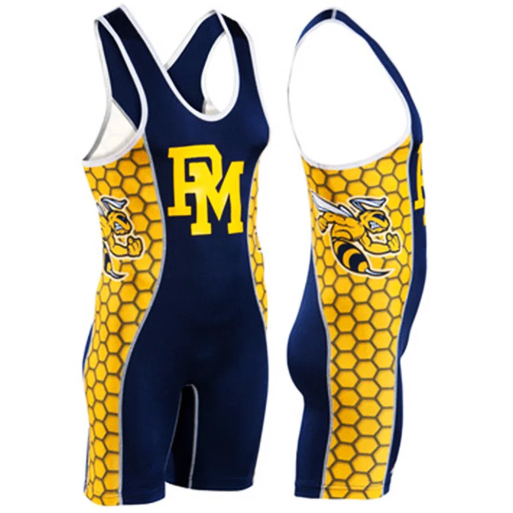 

Custom Wrestling Singlets Suit Boxing Triathlon Running Wear USA Bodysuit Iron Men Swimwear Fitness Skinsuit Sleeveless Canada