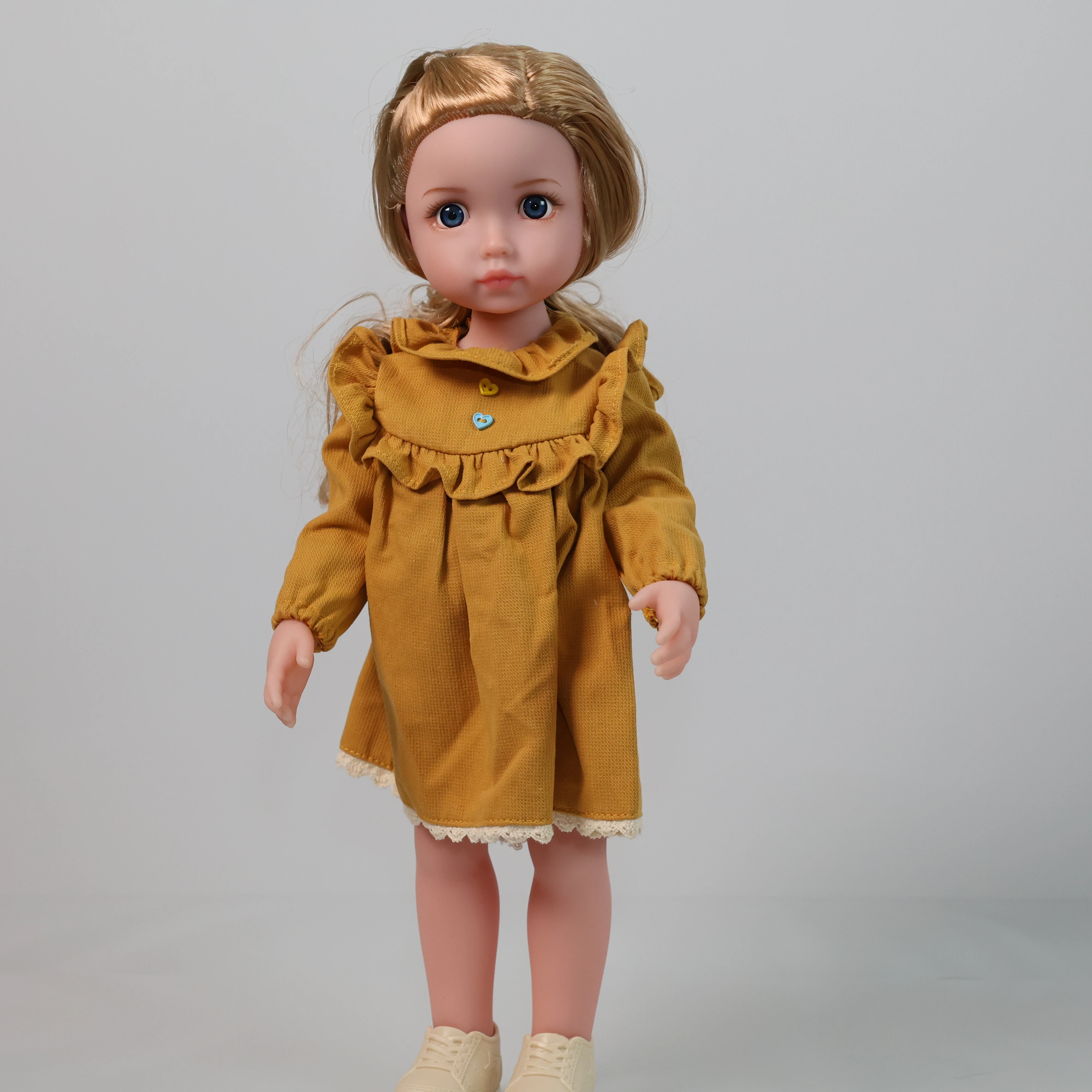 15 Inch Girls Doll Toys for Kids,Fashion Dress Up with Clothes and Shoes,Gifts for Children - 3