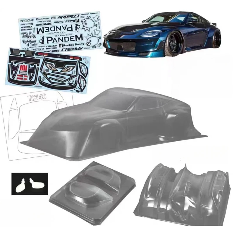 Rc Drift Body Shell 1/10, On Road Car 1/10, 1/10 Fairlady 400Z, Tamiya Tt02 Chassis, Chassis Da 257Mm, Chassis Kyosho, Hsp 94123