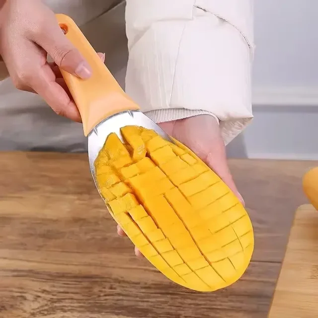 Hot Multifunctional Mango Spoon Mango Knife Cutting Granule Tool Peeler Peeler Mango Avocado Scoop Kitchen Fruit Tool