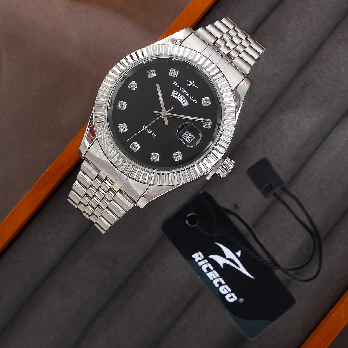 ساعة كوارتز رجالية فاخرة عالية الجودة، طالب الأعما...