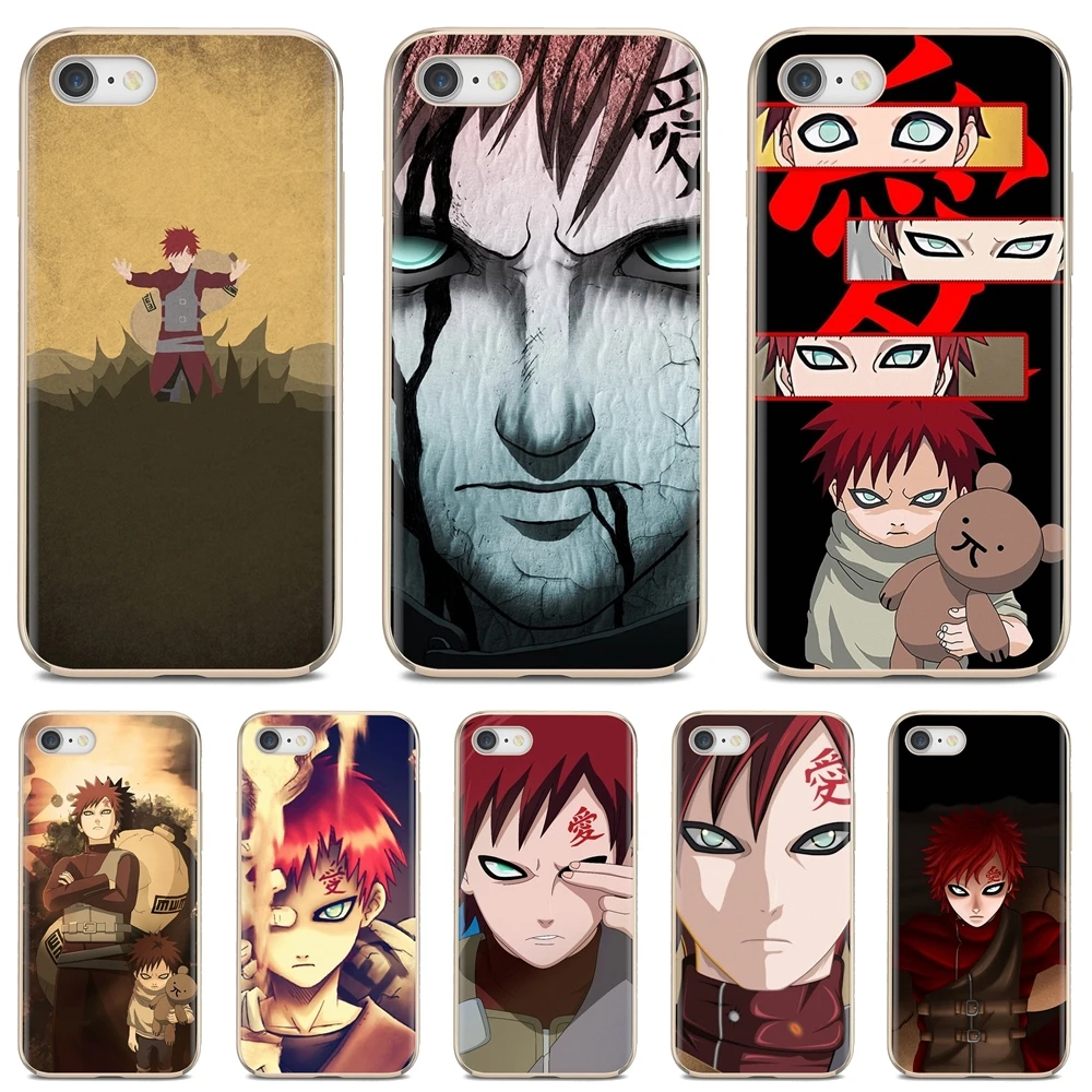 Anime Naruto Gaara Kawaii Silicone Phone Case For LG G5 G6 G7 Q6 Q7 Q8 Q9 V10 V20 V30 X Power 2 3 Spirit G2 G3 G4 Mini |